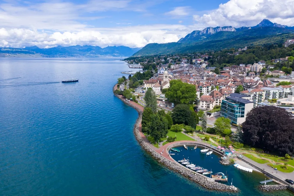 Évian-les-Bains, rive française